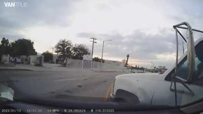 He said he was making a &ldquo;safe&rdquo; lane change&hellip;