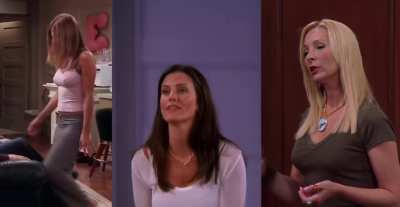 Courteney Cox, Jennifer Aniston and Lisa Kudrow