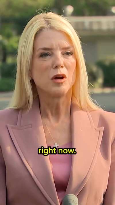 Bondi says the Jan 6 protest was different to this one