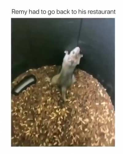 He's late to work