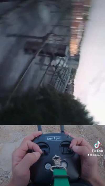 I flew my drone in an abandoned factory