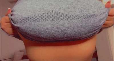 Quick Titty Drop before the gym!