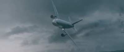 In &ldquo;Knowing&rdquo; (2009), both actors reactions are completely facing the wrong direction before the crash. 