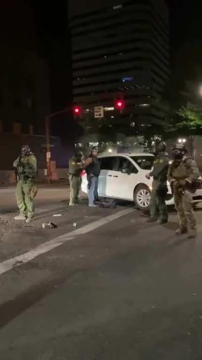 Portland Journalist (Johnnthelefty) Kidnapped By Unknown agents and taken away in a civilian van