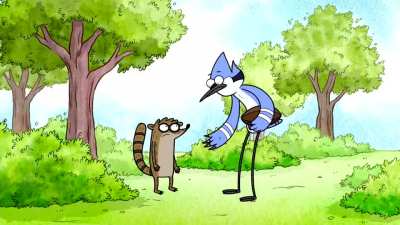 Amogus except it's a full episode of regular show