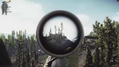 425.5 meter headshot on lighthouse