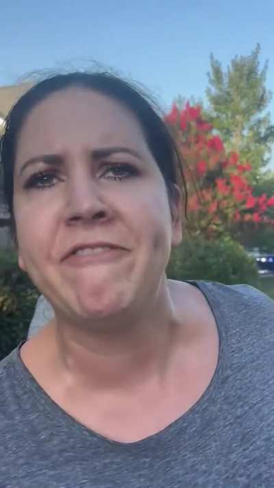 Woman goes insane after being asked to keep her dog on her property