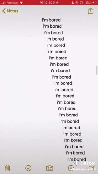 what this guy did on his notes app