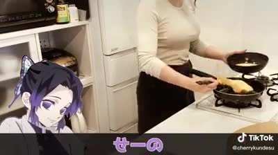 Shinobu nos enseña a cocinar