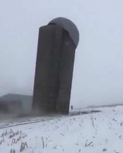 The way this farm silo collapse&hellip;