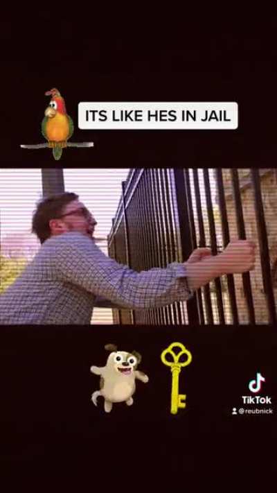it&rsquo;s like he&rsquo;s in jail