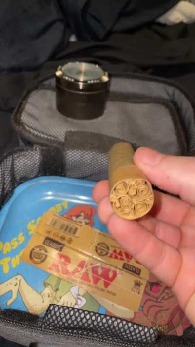 Rolled this cannon last night can&rsquo;t wait to smoke it while camping