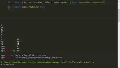 I made a node package to clean your terminal with a squeegee