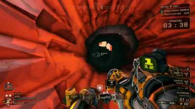 the hole....