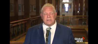 Doug Ford: "I didn't plan on the Federal government bringing in 500,000 people" 