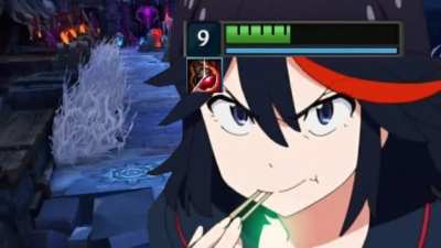 Me with my potion looking at Ornn with warmogs in ARAM