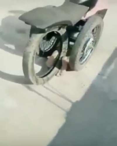 Man turns into bicycle (emotional)