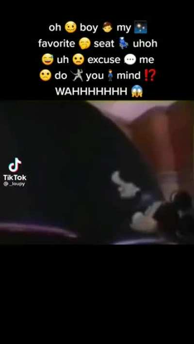 Oh Boy My favorite seat Mickey Mouse