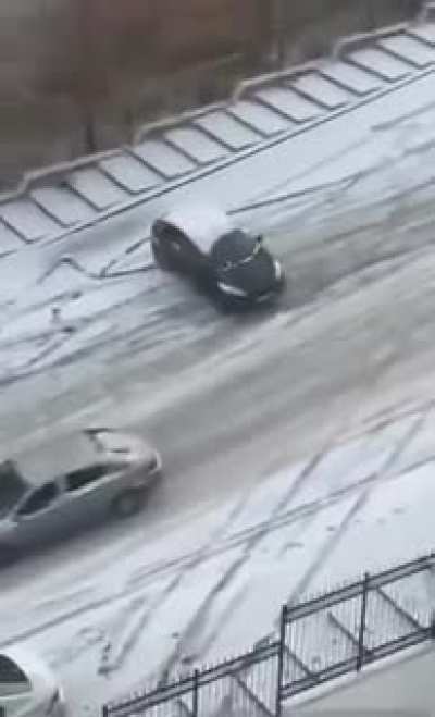Going down the hill