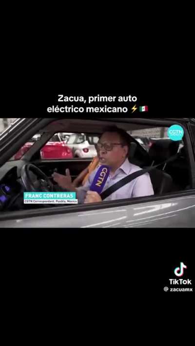 Zacua, primer auto el&eacute;ctrico mexicano.