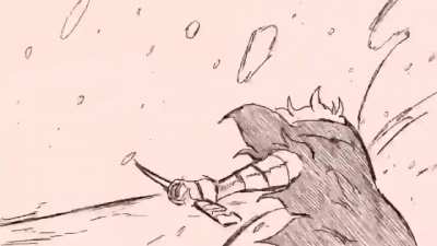 Godfrey the first elden lord animation artist @Kiecaburn