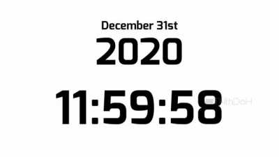The finale of 2020