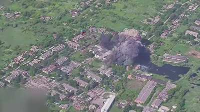 FAB 3000 with UPMC strike on Ukrainian positions in Volchansk