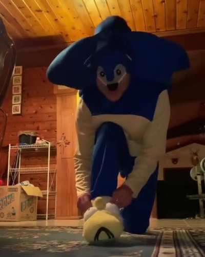 Gotta go fast