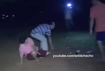 An all out brawl..