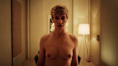 Cecile De France great nude plots in The New Pope (2020) - from 4K version