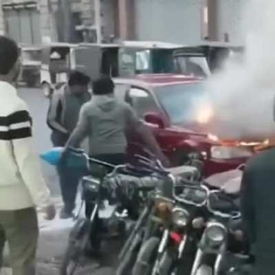 To put out the fire