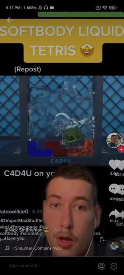 HES STUCK