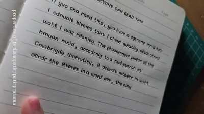 This handwriting