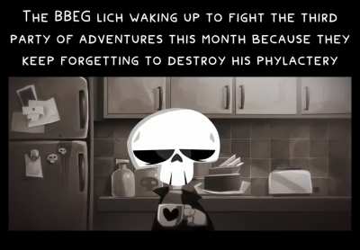 if you killed a high level spell caster too easily they're not dead.