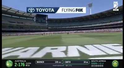 Flying fox hits Nortje