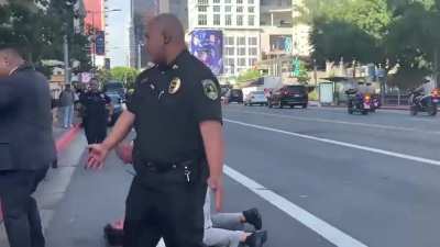 WCGW attempting to block the presidential motorcade?