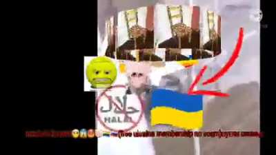 Sad halal car gets run over, Putin is the real pig