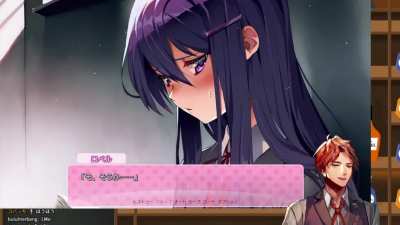 Roberu got very into the chocolate scene with Yuri in Doki Doki Literature Club that he went and grabbed his own chocolate to "immerse" himself. Then gets angry when Monika interrupts the scene.