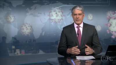A partir de hoje, tel&atilde;o do Jornal Nacional n&atilde;o ir&aacute; mostrar mais imagem do coronav&iacute;rus durante mat&eacute;rias sobre a pandemia, mas sim imagens de v&iacute;timas da doen&ccedil;a, para mostrar que n&atilde;o s&atilde;o apenas n&uacute;meros, mas pessoas, e que o objetivo da cobertura &eacute;