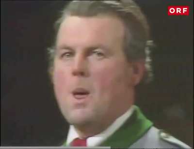 Tyrolean choir performing Austrian composer Franz Mika&rsquo;s &lsquo;A Gaudi Muss Sein&rsquo; - 1982