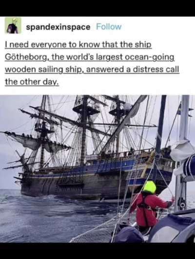 She&rsquo;s not even a replica, she was launched in 1738 and still going strong