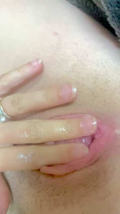 I&rsquo;m shy about my creamy pussy. Do you like it? 🙈🥰 [OC]