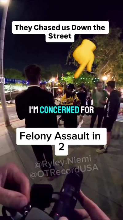 MAGA morally harasses gay couple with questions about p3do and ends up getting punched.