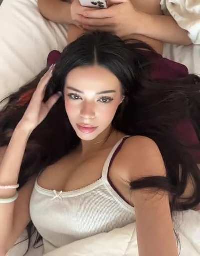 Cleavage in white