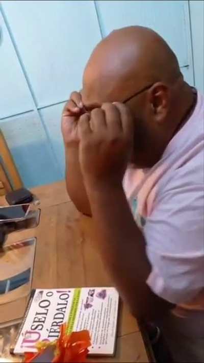 La reacci&oacute;n que no esperaba...