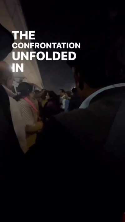 Woman slaps a man, calls him a Dog over a minor collision in Delhi but other men stand up in support of the victim. 👏