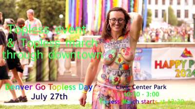 Who&rsquo;s coming to Denver Go Topless Day on July 27th?