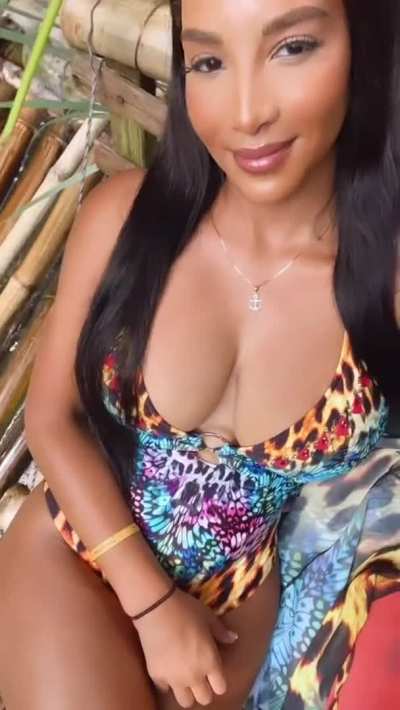 In her Sexy Bikini