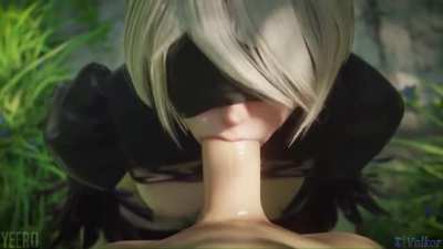 Yorha 2B Deepthroat (Yeero) [Nier Automata]