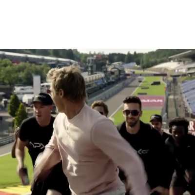 F1 Brad Pitt Winning meme template